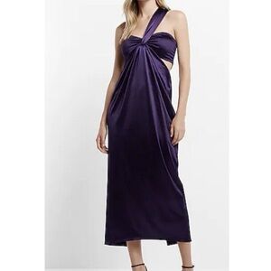 Elegant Purple Women's Dress